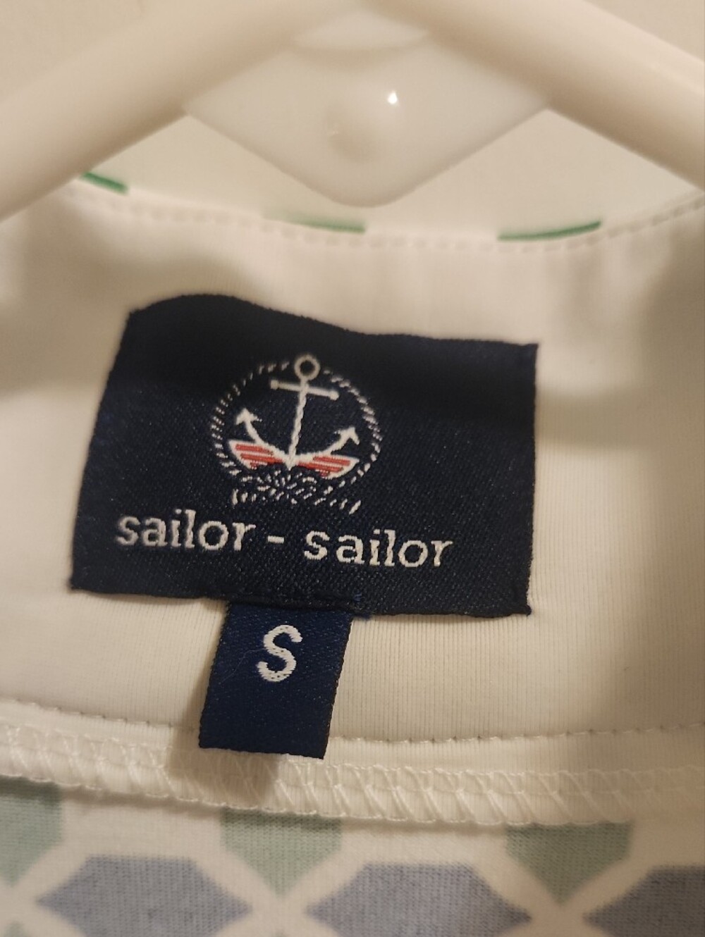 Sailor-Sailor Geometric Dress Golf Vacation - Picture 2 of 4
